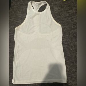lululemon athletica White Racerback Tank Top